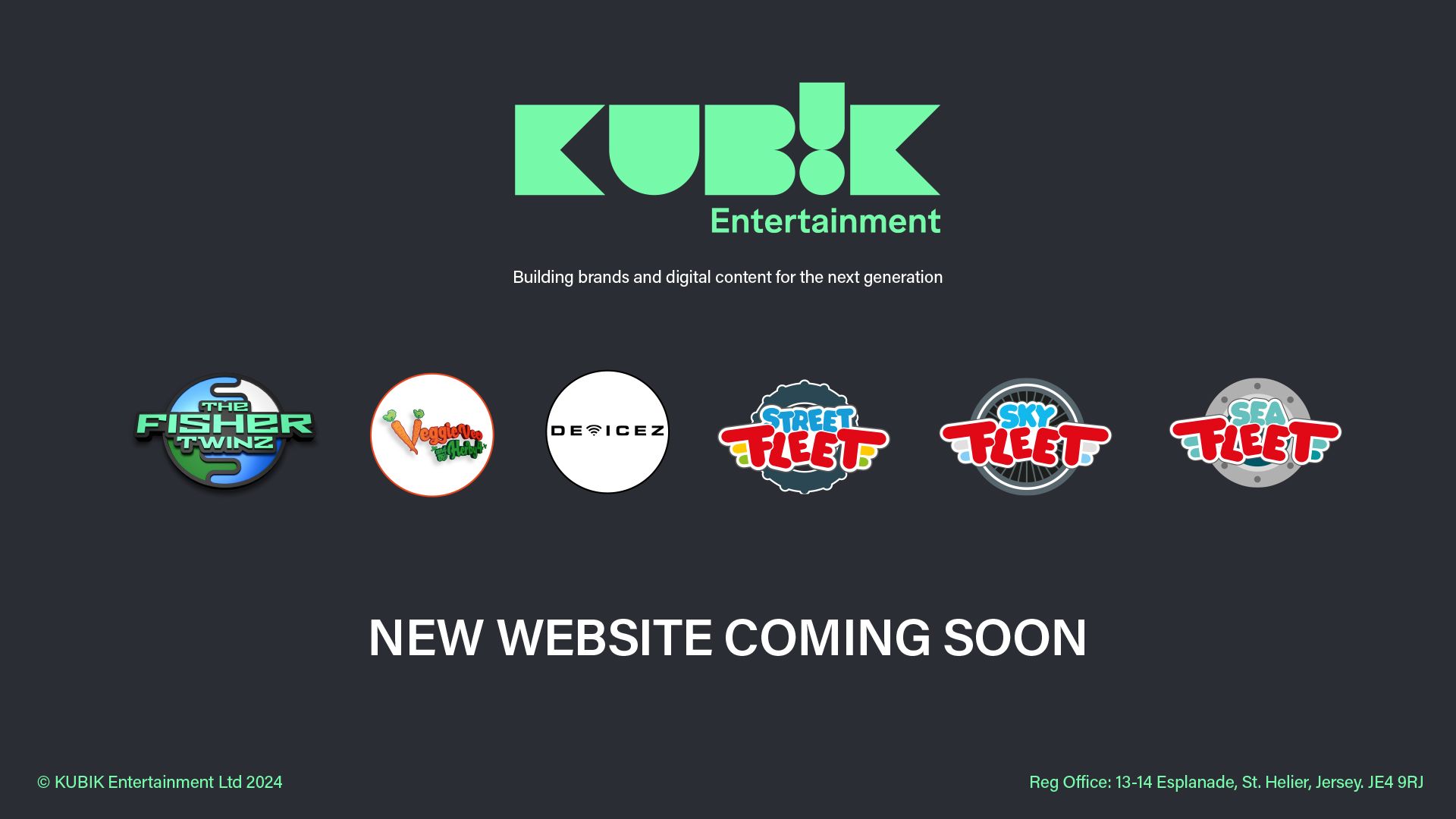 kubik entertainment website landing page new v4